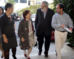 Pilar Farjas durante las jornadas sobre el amianto. Foto: Conchi Paz.