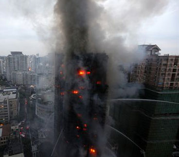 Incendio Shangai/A.X.