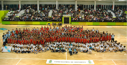 A foto de grupo do Club Baloncesto Seis do Nadal-Coia.