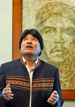 El presidente de Bolivia, Evo Morales.