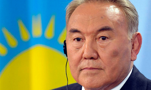 El primer ministro de Kazajistán, Nursultan Nazarbayev.