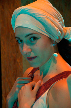 A dramaturga, actriz e xornalista Vanesa M. Sotelo. A dramaturga, actriz e xornalista Vanesa M. Sotelo.
