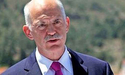 El primer ministro griego, Giorgios Papandreu.