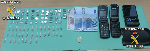 droga incautada guardia civil