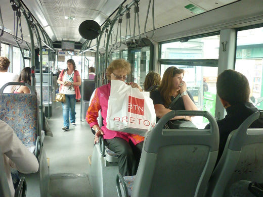 vitrasa autobús pasajeros