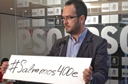 #salvemos400e foto psoe