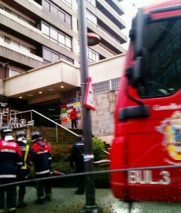 bomberos centro comercial calle coruña