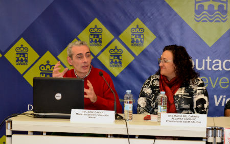 Raúl Davila, este viernes durante su conferencia/Tresyuno Comunicación