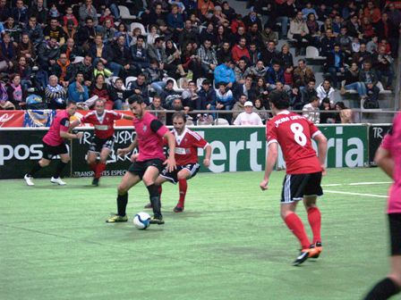 Partido Celta-Málaga liga indoor