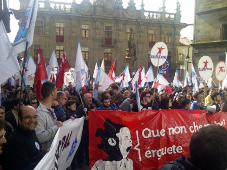 protesta santiago corrupción foto compartida en twitter por carme adán