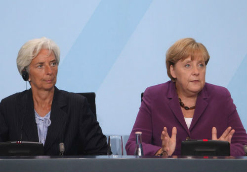 Lagarde y Merkel