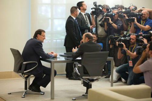 Rajoy y Rubalcaba