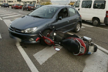 Accidente de moto