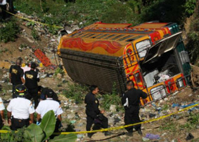Accidente en Guatemala