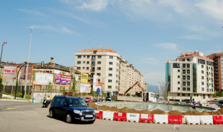 Zona na que estará o Centro Comercial Bandeira