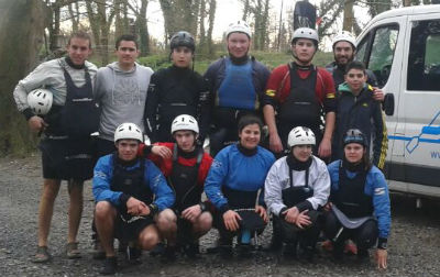 El equipo gallego de piragüismo, en Francia, preparando el Campeonato ...