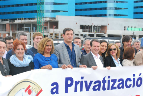 Besteiro e o alcalde