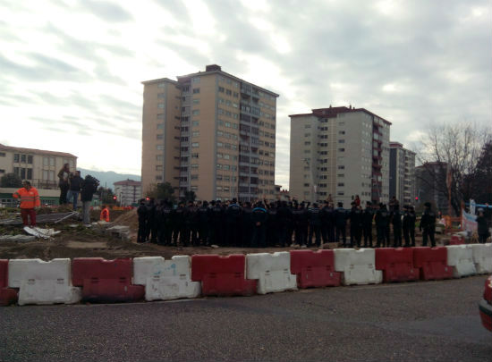 Protesta rotonda de Alcampo