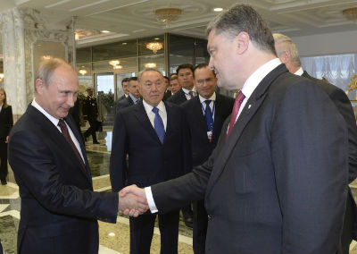 Putin y Poroshenko