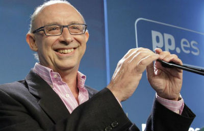 El ministro de Hacienda Cristóbal Montoro, responsable último de la Agencia Tributaria