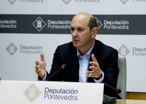 O presidente da Deputación de Pontevedra, Rafael Louzán