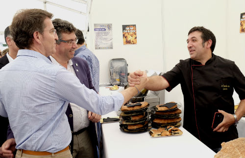 El presidente del Gobierno de Galicia y el alcalde