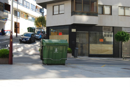 Contenedor donde se encontraron los huesos el pasado 30 de mayo/Tresyuno Comunicación
