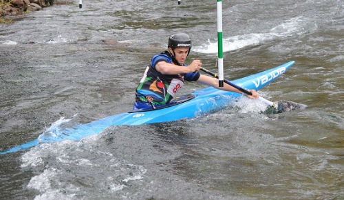 Luis Fernández, campión de España de Slalom Olímpico/RFEP