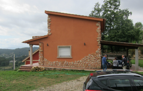 La casa de la familia del músico en Ponteareas