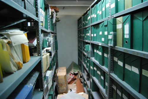 EL estado de los archivos del Concello es lamentable