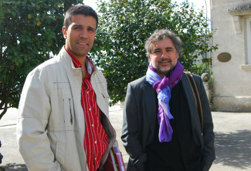 O primeiro tenente de alcalde e o alcalde de As Neves
