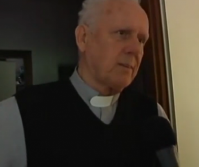 Este es el cura Gino Flaim, que solo ha sido destituido pero no denunciado ante la justicia