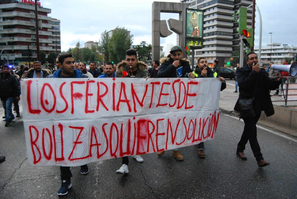 Un momento de la manifestación/Tresyuno Comunicación