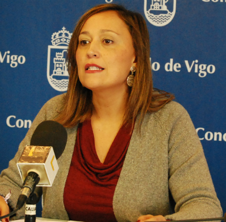 Elena Muñoz, portavoz del PP en el Concello/Tresyuno Comunicación