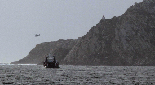 Dispositivo de rescate del 'Látigo' en Cíes