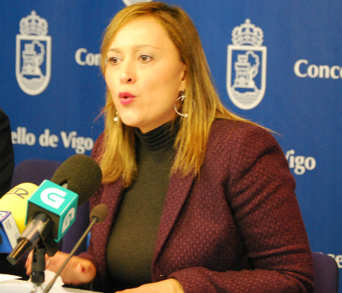 Elena Muñoz, portavoz del PP en el Conncello/Tresyuno COmunicación