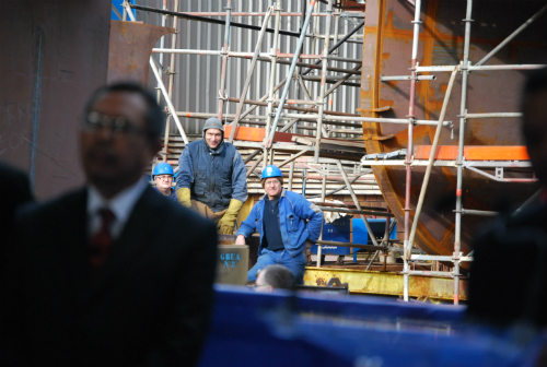 Astilleros FReire en Vigo, construcción buque escuela para la Armada Indonesia