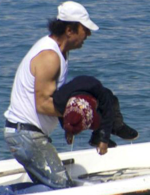 Bebé ahogado en el Egeo