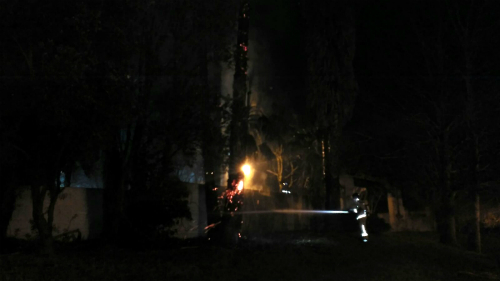 Bomberos en A Bouza