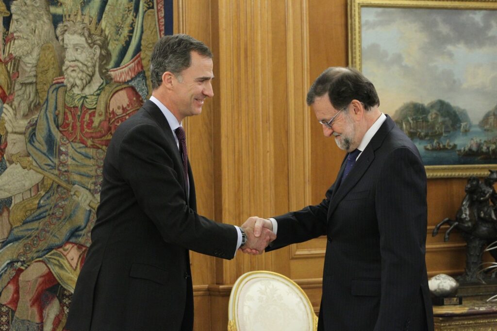 Felipe VI y Mariano Rajoy