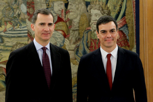Felipe de Borbón y Pedro Sánchez