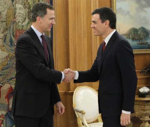 Felipe de Borbón y Pedro Sánchez