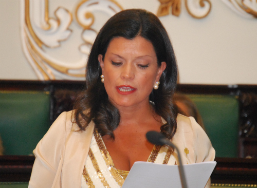Nidia Arévalo, alcaldesa de Mos e voceira do Partido Popular na Deputación de Pontevedra/Foto:vigoalminuto.com