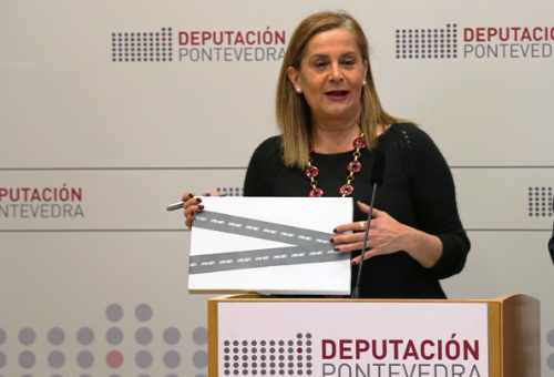 A presidenta da Deputación de Pontevedra, Carmela Silva
