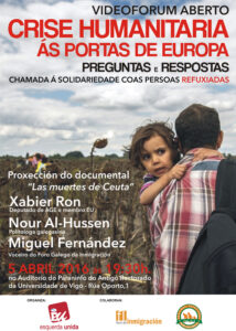 cartaz refuxiadas VIGO