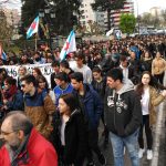 Dous días de folga no ensino galego con 'marchas fúnebres' en 15 localidades