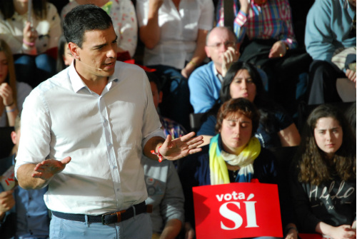 Pedro Sánchez, este jueves en Vigo