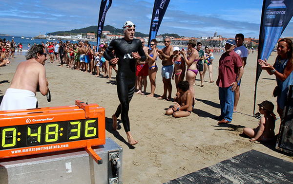 El actual líder de las Series Mundiales de Triatlón, Fernando Alarza, llegó segundo en los 4.000 m