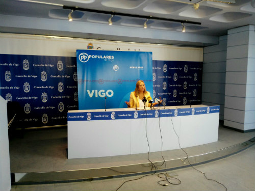 La portavoz municipal del PP, Elena Muñoz