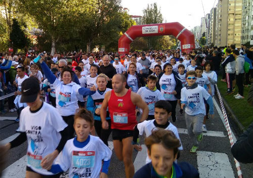 Más de 4.000 vigueses correran este domingo contra el cáncer